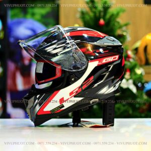 Mũ Fullface LS2 FF327 Challenger GP Đen Đỏ