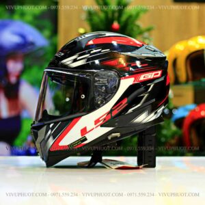 Mũ Fullface LS2 FF327 Challenger GP Đen Đỏ