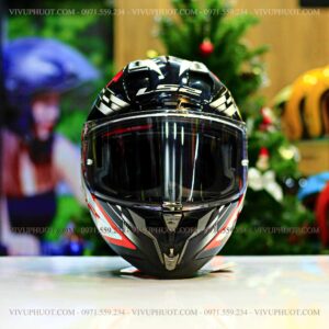 Mũ Fullface LS2 FF327 Challenger GP Đen Đỏ