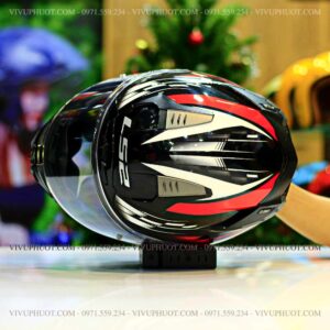 Mũ Fullface LS2 FF327 Challenger GP Đen Đỏ
