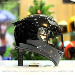Mũ Fullface Royal M138B Đen Bóng