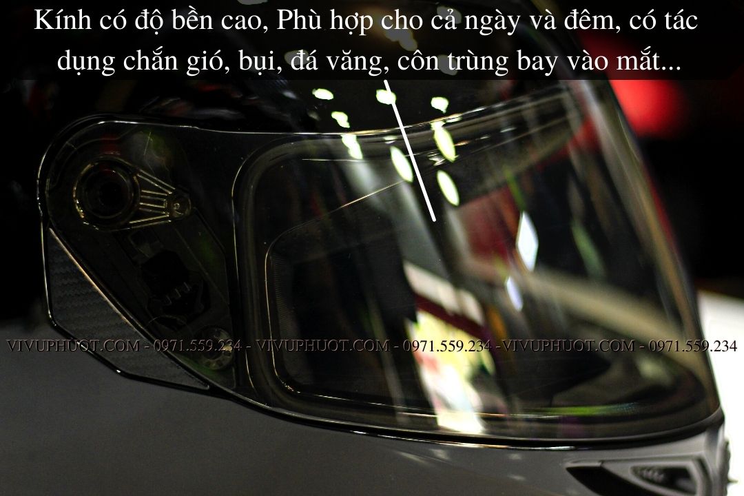 Mũ Fullface Royal M138B Đen Bóng