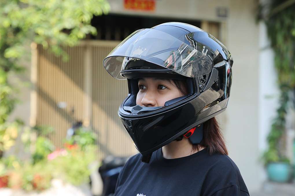 Mũ Fullface Royal M138B Đen Bóng