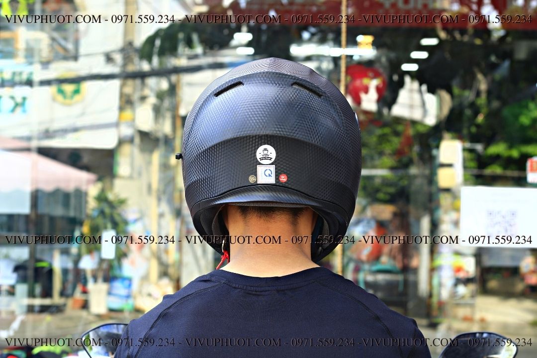 Mũ Fullface Royal M179 Lật Cằm Vân Carbon