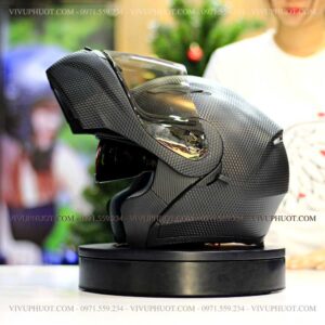 Mũ Fullface Royal M179 Lật Cằm Vân Carbon