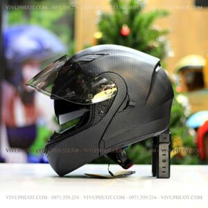 Mũ Fullface Royal M179 Lật Cằm Vân Carbon