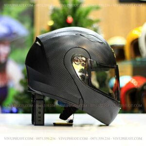 Mũ Fullface Royal M179 Lật Cằm Vân Carbon