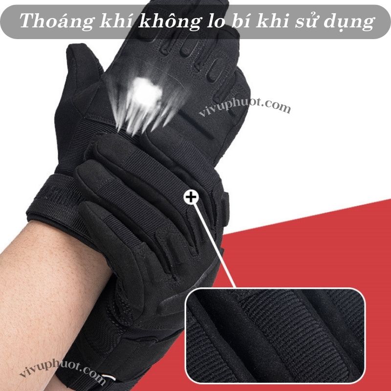 Găng Tay BlackHawk Dài Ngón