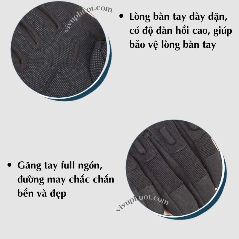 Găng Tay BlackHawk Dài Ngón