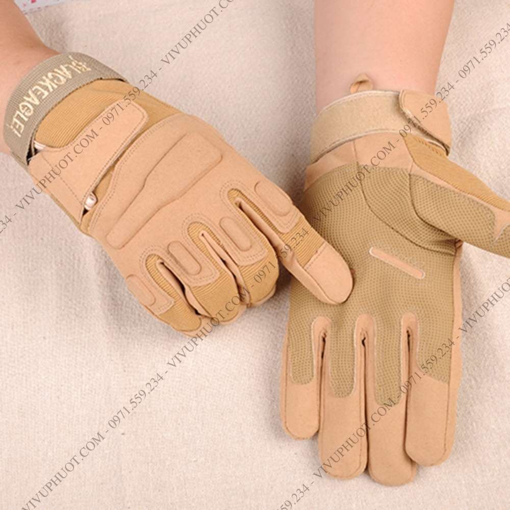 Găng Tay BlackHawk Dài Ngón Vàng