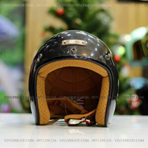 Mũ 3/4 Bulldog Heli Carbon Medusa