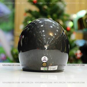 Mũ 3/4 Bulldog Heli Carbon Medusa