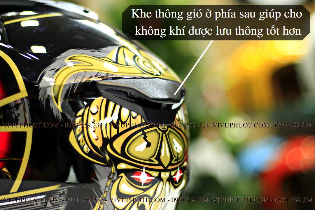 Mũ 3/4 Zeus 613B Samurai Đỏ Bóng