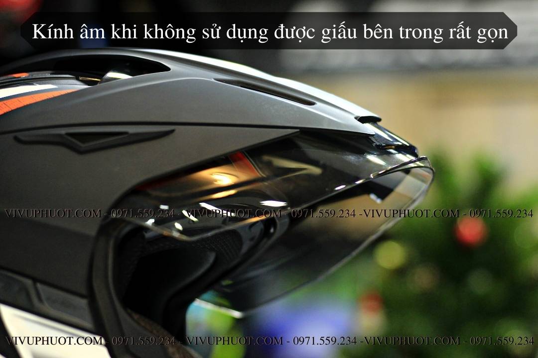 Mũ 3/4 Zeus 613B Samurai Trắng Cam