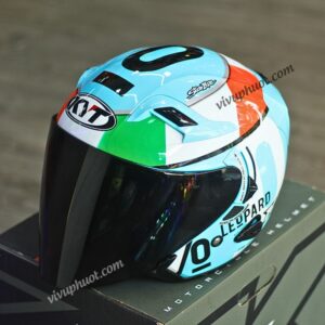 Mũ 3/4 KYT Venom 008 Leopard