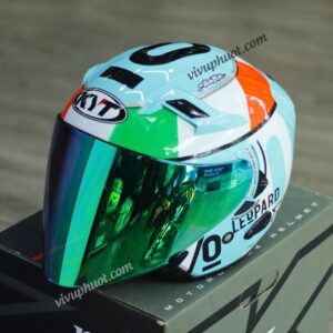 Mũ 3/4 KYT Venom 008 Leopard