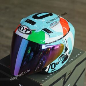 Mũ 3/4 KYT Venom 008 Leopard