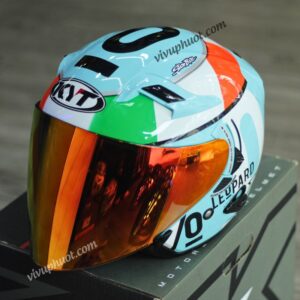 Mũ 3/4 KYT Venom 008 Leopard