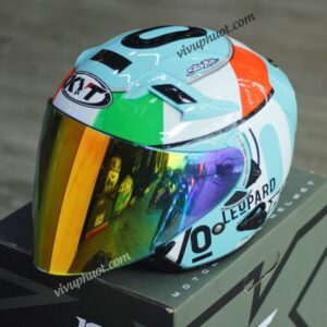 Mũ 3/4 KYT Venom 008 Leopard