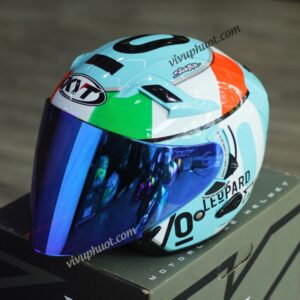 Mũ 3/4 KYT Venom 008 Leopard