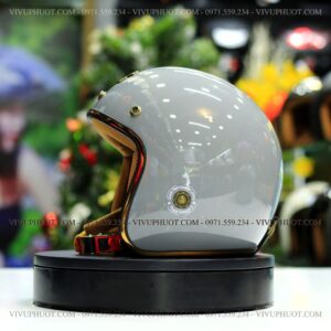 Mũ 3/4 Royal M20 Xám Xi Măng