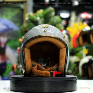 Mũ 3/4 Royal M20 Xám Xi Măng