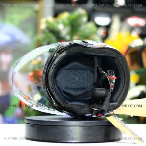 Mũ 3/4 Royal M268 2 Kính Basani