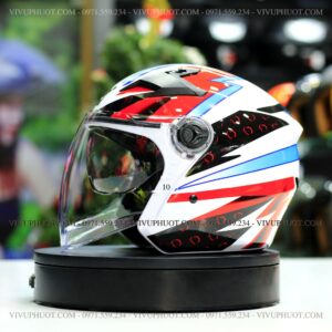 Mũ 3/4 Royal M268 2 Kính Dragon Boy