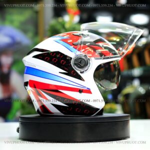 Mũ 3/4 Royal M268 2 Kính Dragon Boy