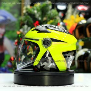 Mũ 3/4 Royal M268 2 Kính Garo