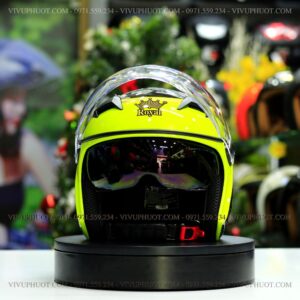 Mũ 3/4 Royal M268 2 Kính Garo