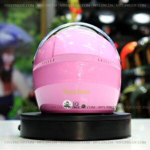 Mũ 3/4 Royal M268 2 Kính Hồng Pastel