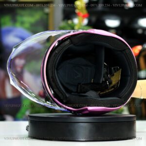 Mũ 3/4 Royal M268 2 Kính Hồng Pastel