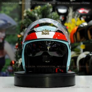 Mũ 3/4 Royal M268 2 Kính Leopard