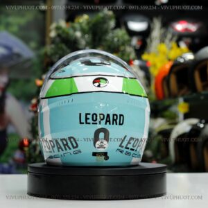 Mũ 3/4 Royal M268 2 Kính Leopard