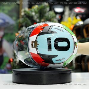 Mũ 3/4 Royal M268 2 Kính Leopard