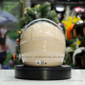 Mũ 3/4 Royal M268 2 Kính Trắng Sữa