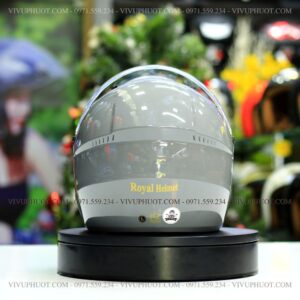 Mũ 3/4 Royal M268 2 Kính Xám Xi măng