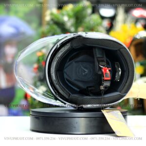 Mũ 3/4 Royal M268 2 Kính Xám Xi măng