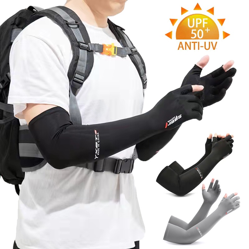 Găng Tay Chống Nắng Nam Nữ Dài SPORT Xỏ Hở Ngón | Nhà Nắng 2025 16 3d76500cba70d425272ed0be0068527e
