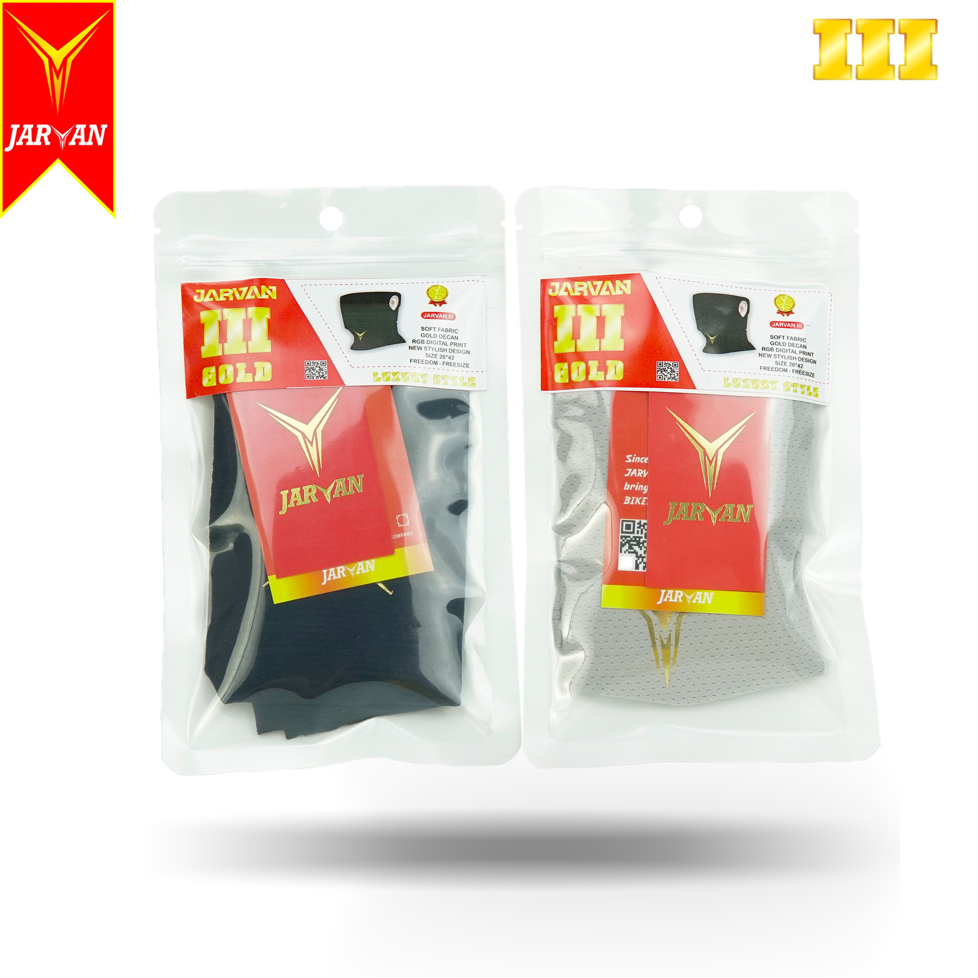 Khăn Đa Năng Cao Cấp Thun Lưới Co Giãn Dạng Ống Có Xỏ Tai Jarvan 3