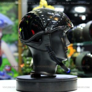 Mũ Bảo Hiểm 1/2 Andes 139 Đen Bóng