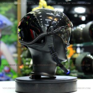 Mũ Bảo Hiểm 1/2 Andes 139 Đen Bóng