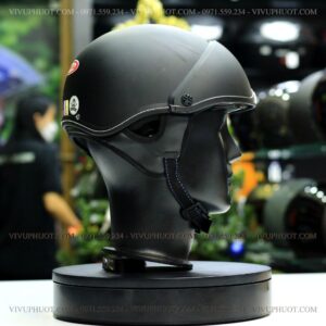 Mũ Bảo Hiểm 1/2 Andes 139 Đen Nhám