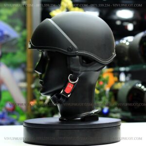 Mũ Bảo Hiểm 1/2 Andes 139 Đen Nhám