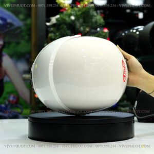 Mũ Bảo Hiểm 1/2 Andes 139 Trắng Bóng