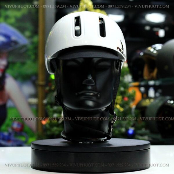 Nón Thể Thao POC Falcon F05 FREESHIP Trắng Bóng