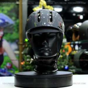 Nón Thể Thao POC Falcon F05 FREESHIP Xám Xi Măng