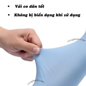 Găng Tay Chống Nắng Nam Nữ Dài SPORT Xỏ Hở Ngón