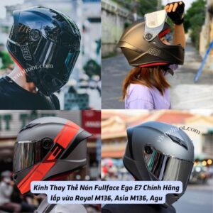 Kính Thay Thế Nón Bảo Hiểm EGO E7
